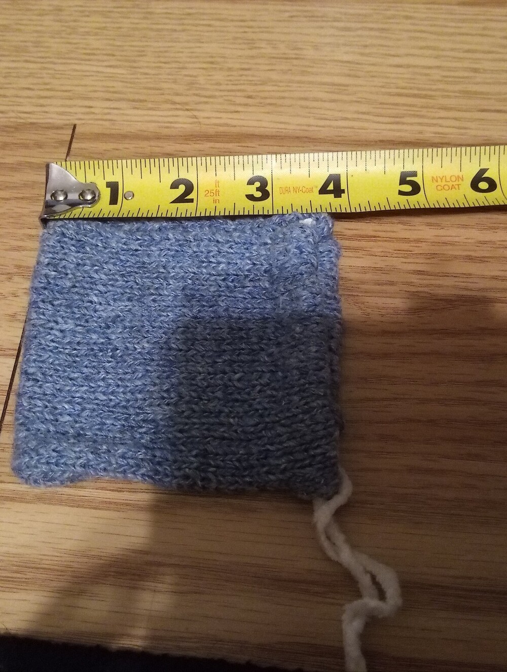 Handmade Knit Jewelry Travel Pouch — Blue — Soft & Gift‑Ready - Picture 12 of 12